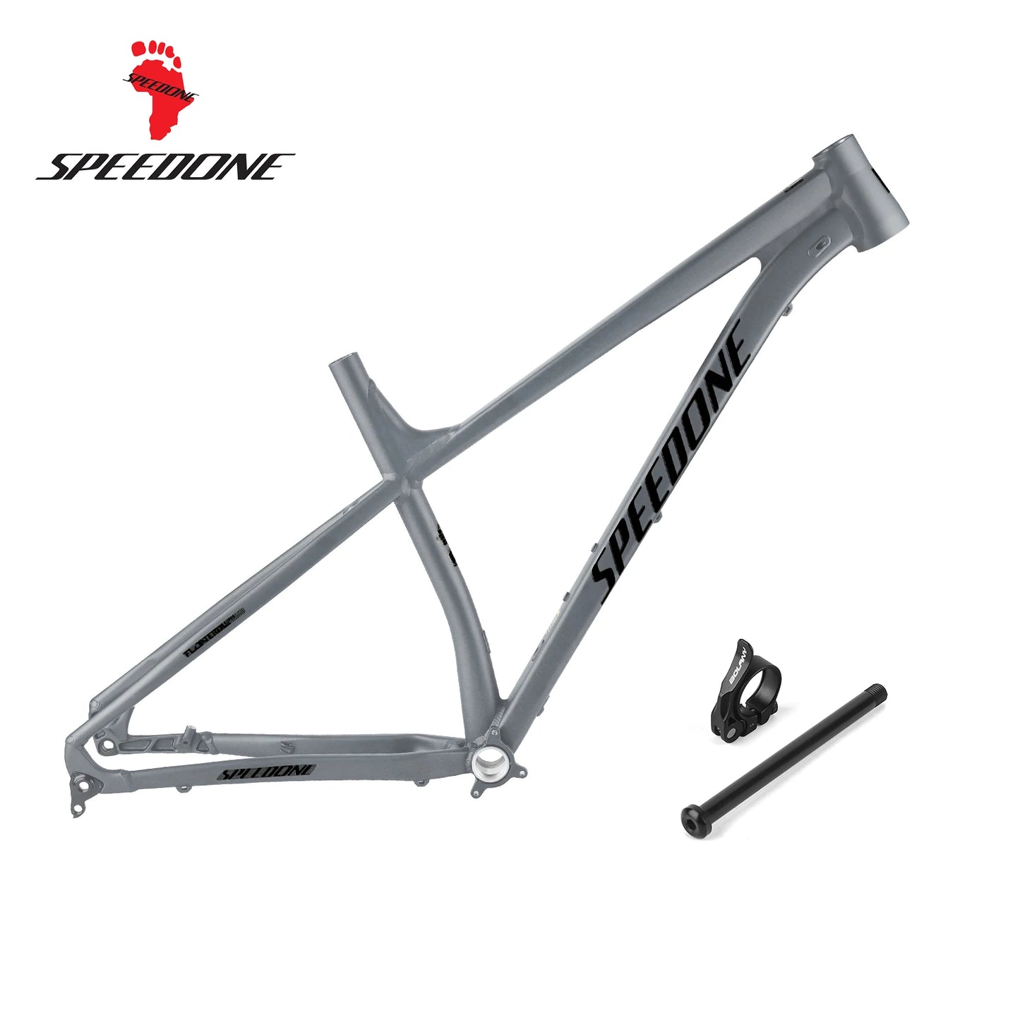SPEEDONE 29 Fahrradrahmen Boost 148mm Aluminium 29 MTB Rahmen Konisches Steuerrohr für Ausdauerrennen Farbverlauf Mountainbike Rahmen