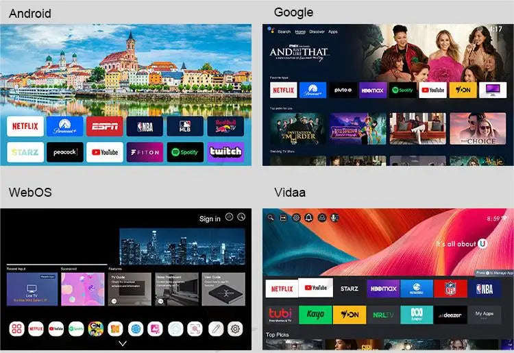 Erleben Sie atemberaubende Bilder auf einem neuen originalen ultradünnen 65-Zoll-4K-Smart-OLED-TV mit flüssiger 120-Hz-Bildwiederholrate für Kinogenuss
