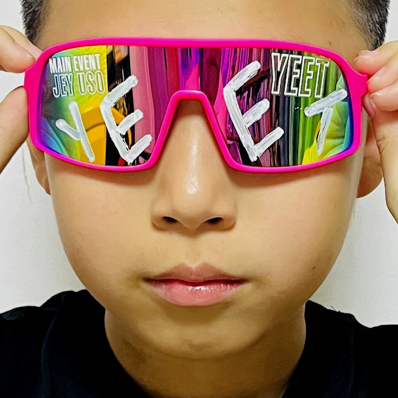 Jey Uso Yeet Sport Sonnenbrillen Kinder Brillen Blue Bloodline USOS Seltene Farben Sonnenbrille Eyewear Geschenk