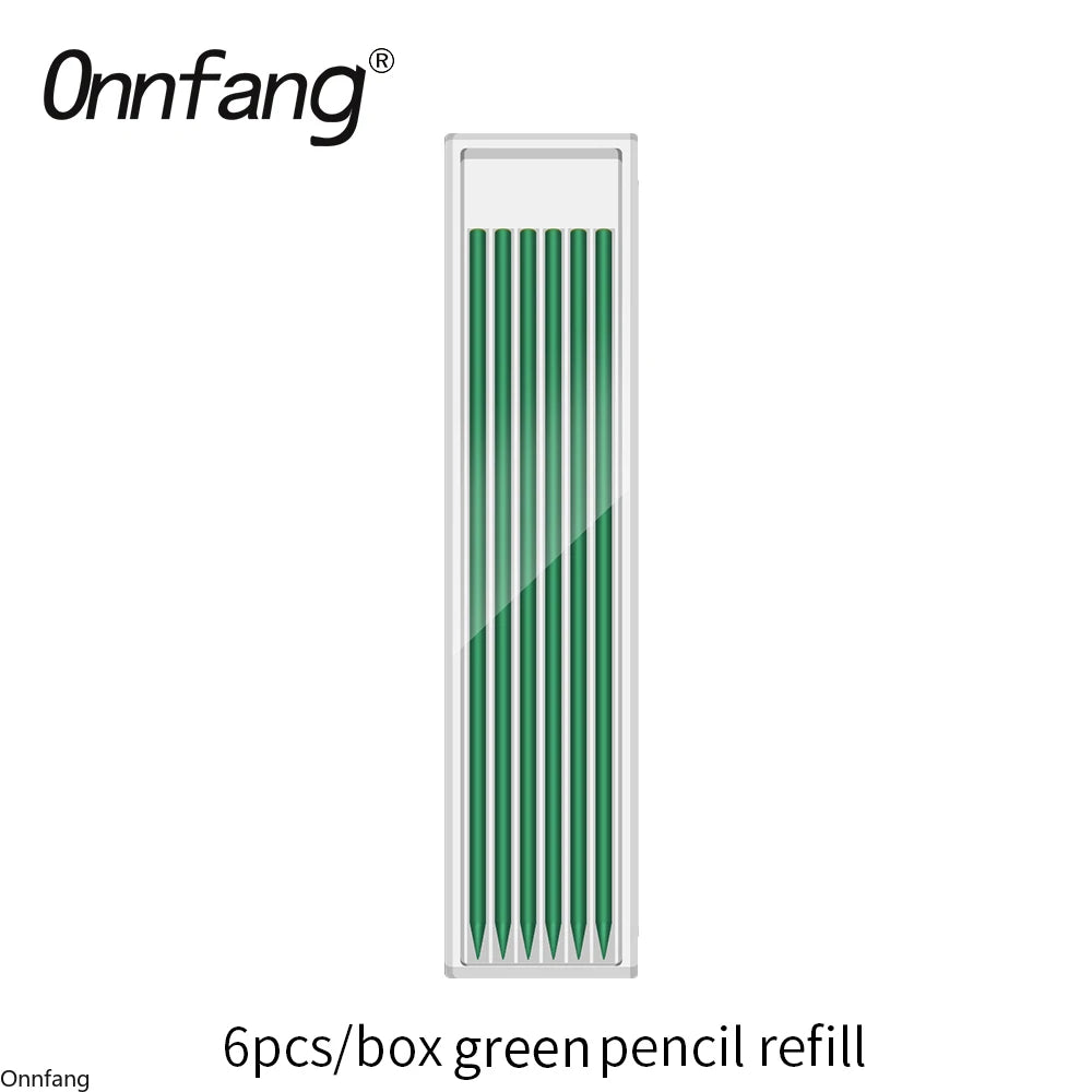 Hot 2.8mm Marking Mechanical Pencil Solid Carpenter Scriber Carpenter Scriber with Sharpener for Woodworking Drawing Stationery