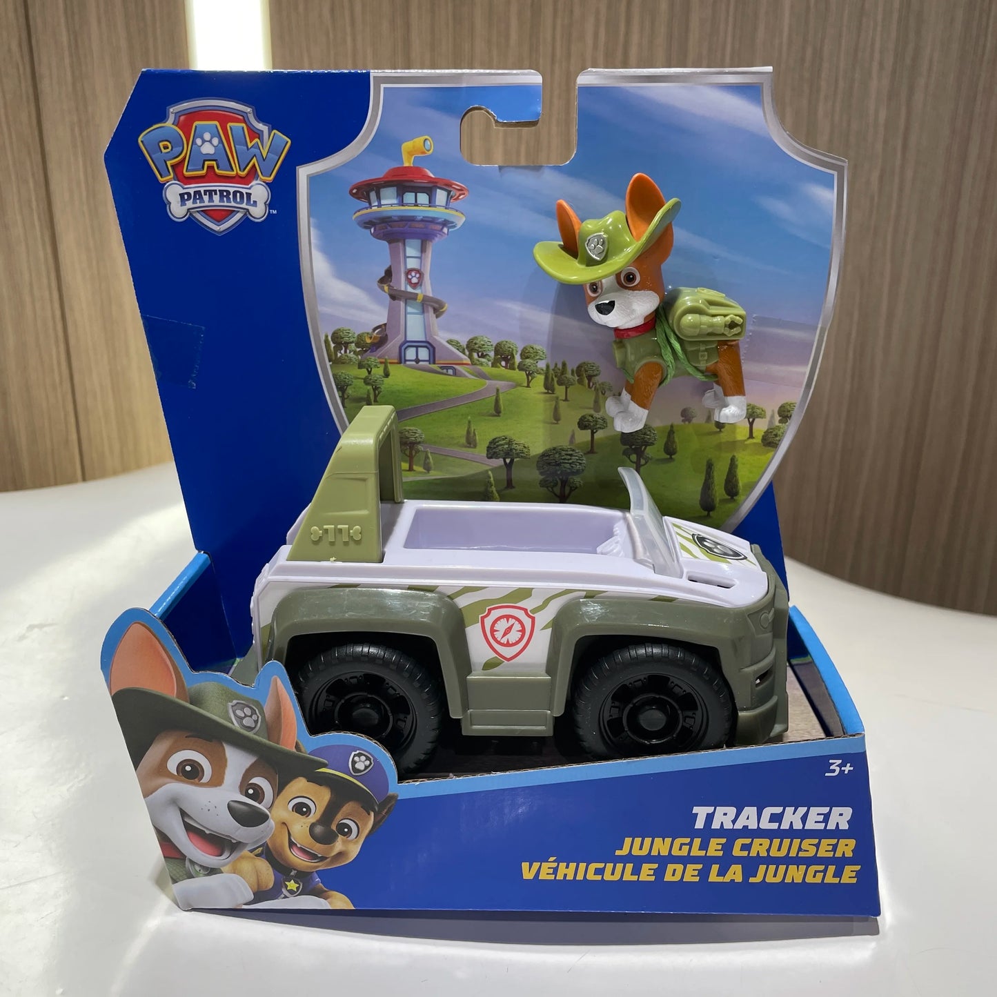 Nouveau véhicule original PAW PATROL voiture Ryder Tracker Everest Chase Rex Skye Rocky Marshall Zuma Figurine jouet cadeau d'anniversaire pour enfant