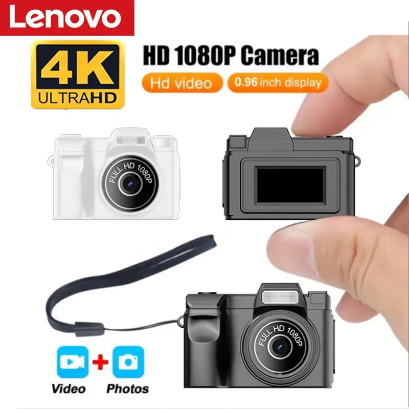 Lenovo Mini-Daumenkamera mit HD-Objektiv für Schüler zum Fotografieren Kompakt Tragbar mit Telefonübertragungsfunktion Geschenk