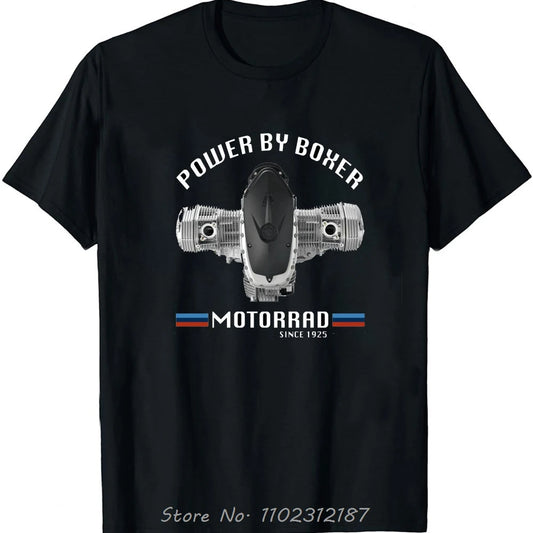 Men Boxer Engine R1200gs 1200 Gs R Adventure R1200rt Rt R R1200r T-shirt Casual Cotton T Shirt Fitness Tops O-neck Tees