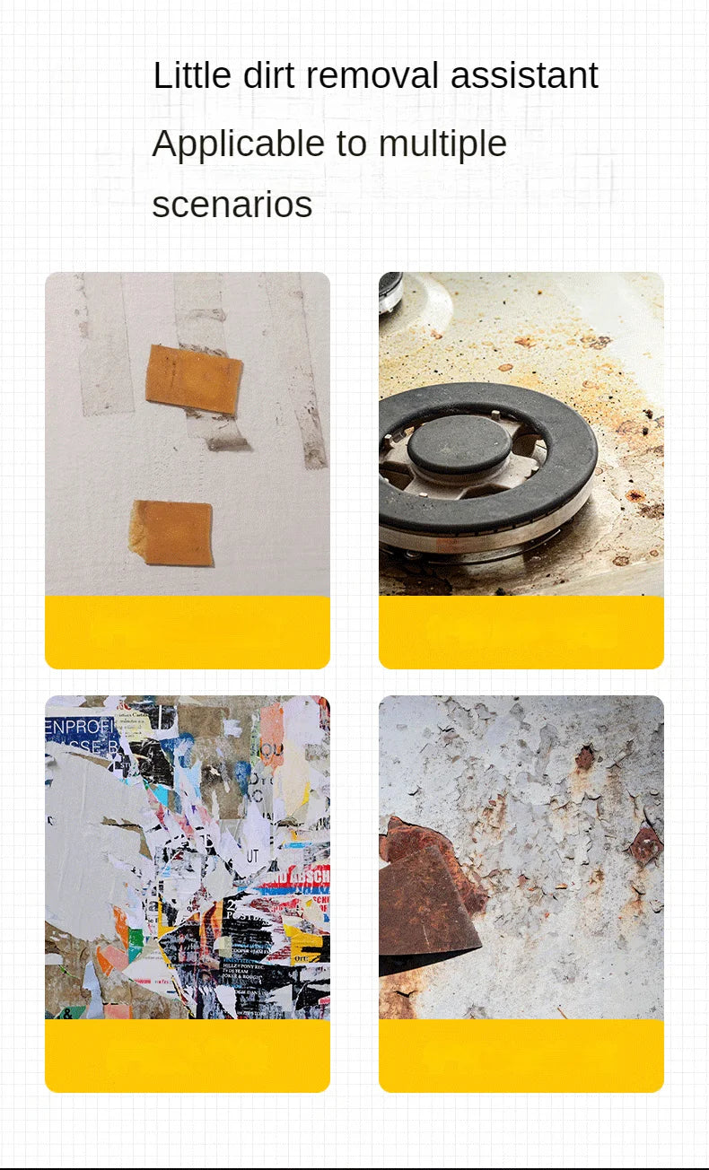 Deli Tragbares Reinigungsmesser Reinigungsschaufel Glasschaber Fliesenschaber Klingennahtentferner Haushaltsküchen-Handwerkzeug