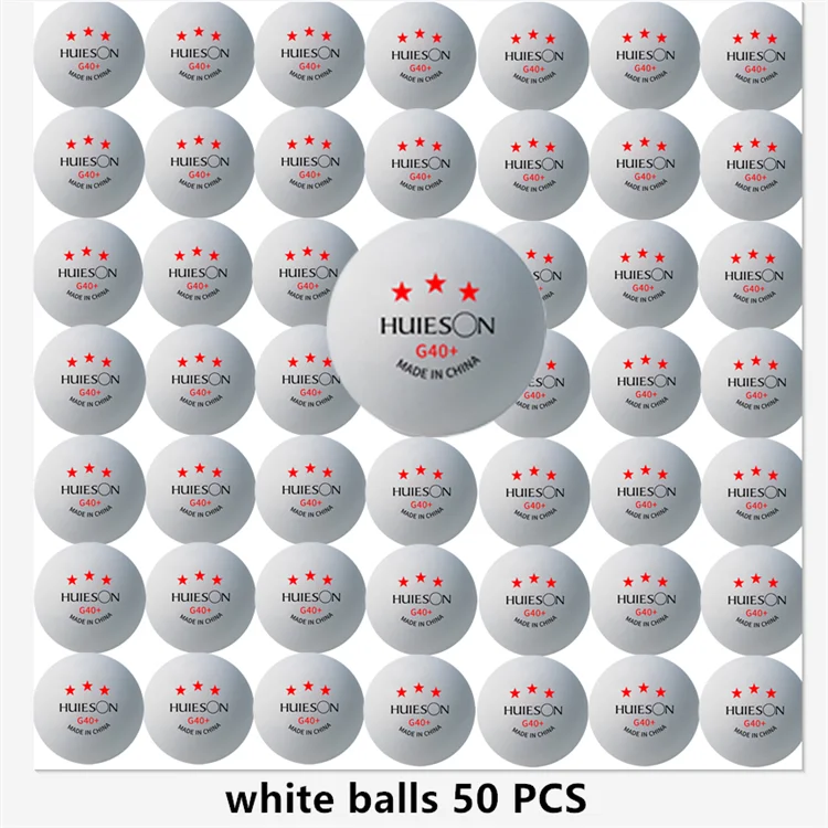 Neue Huieson 3-Sterne 20~100 STÜCK ABS 40+ Material Professionelle Tischtennisbälle TTF Tischtennis Ping-Pong-Bälle für Wettkämpfe