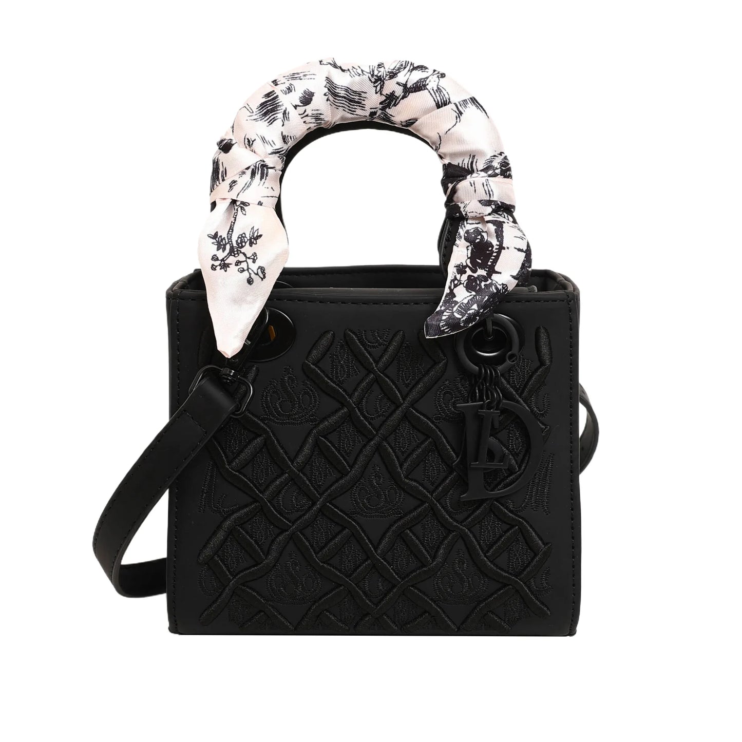Sac Princesse Diana brodé à la main Guofeng Heavy Industry pour femmes, Sac bandoulière de luxe léger haut de gamme, Nouveau style 2025