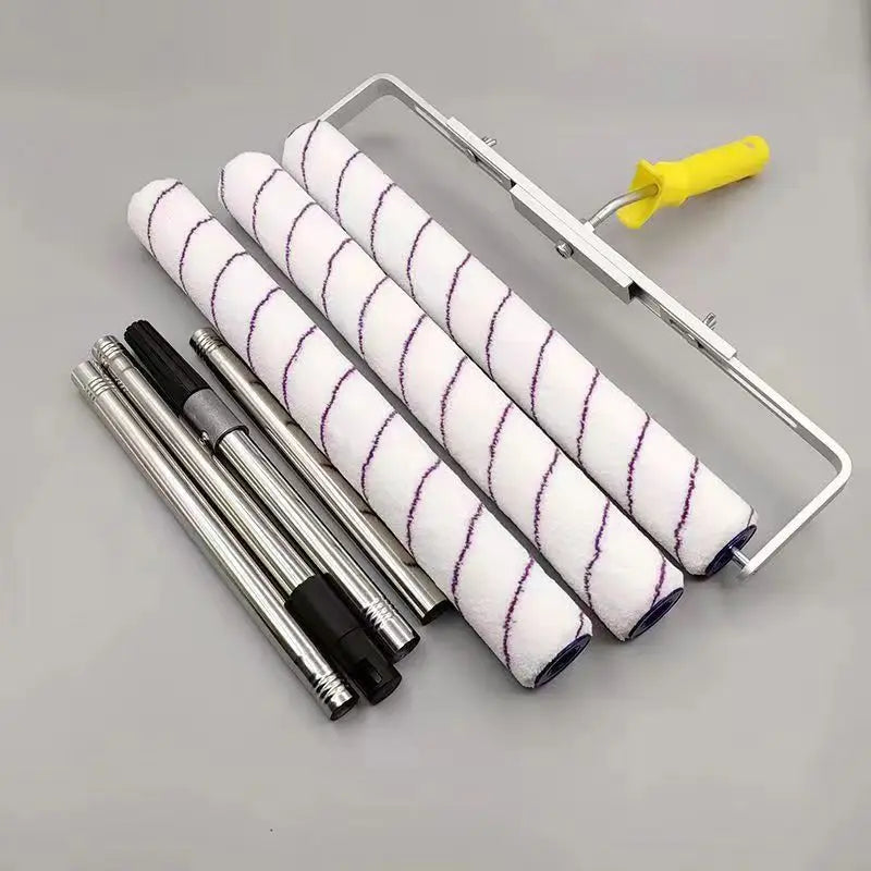 Rouleau à Peinture 18 pouces Brosse Peluche Courte-Moyenne-Longue Outil de Peinture pour Décoration Murale 6MM/9MM Support de Outil de Peinture