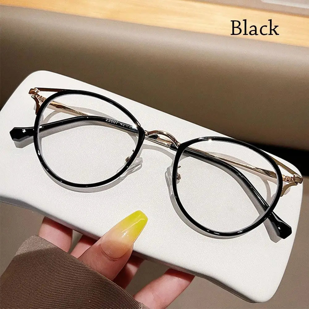 2022 Tendances Femmes Bureau Anti Lumière Bleue Lunettes d'ordinateur Surdimensionnées Œil de Chat Femme Bloqueur de Lumière Bleue Grandes Lunettes Monture en Alliage