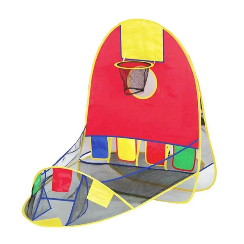Tentes Château Pliantes Portables Tente de Jeu pour Bébé et Jeune Enfant Rose Bleu Jouets de Camping Décoration de Chambre Intérieure Extérieure Cadeau d'Anniversaire de Noël