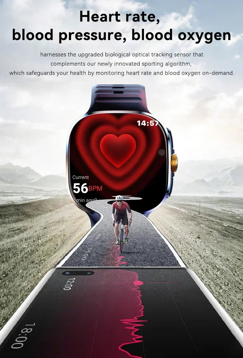 M99 5G Smartwatch: 2,4" AMOLED-Bildschirm, drehbare Kamera, SIM- und WLAN-Unterstützung für eigenständige Anrufe und soziale Medien.