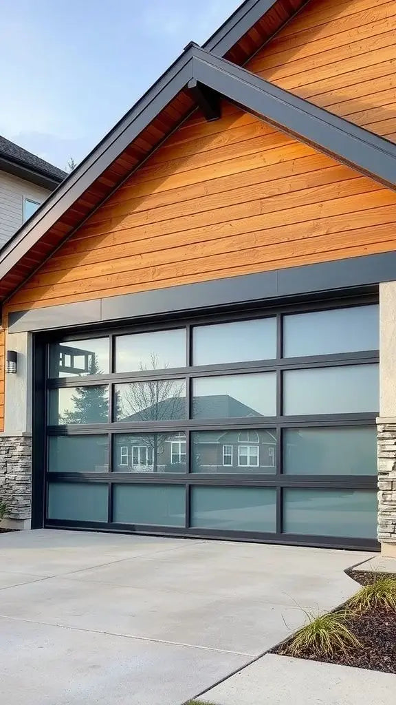 Portes de garage sur mesure en gros pour fabricants, portes de garage automatiques isolées, portes de garage sectionnelles en verre dépoli