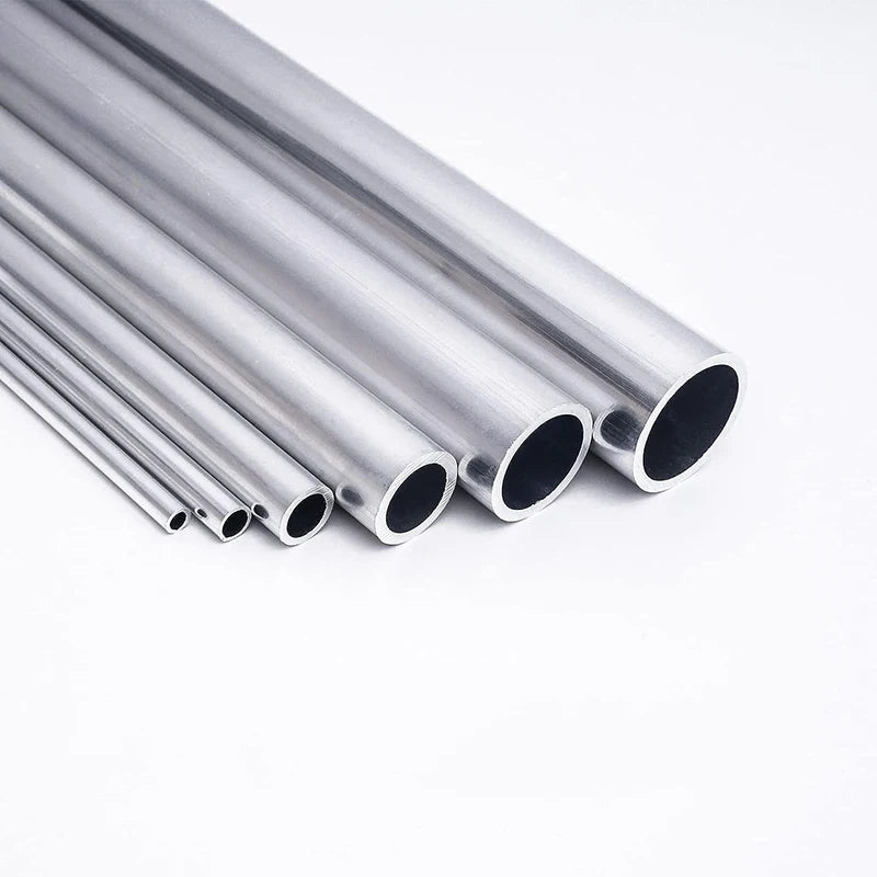 Aluminium Pipe 0.5~3mm Thickness 5-20mm OD Straight 200mm 500mm Long Round 6063 Seamless Aluminum Round Straight Tubing