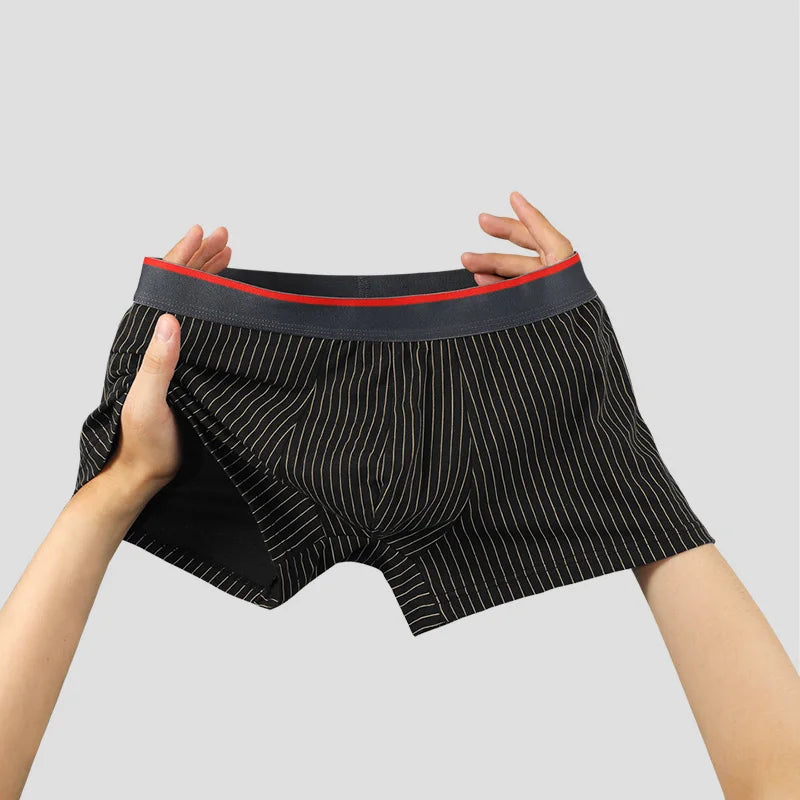 2 boxers homme en pur coton, slips, adolescents grande taille, shorts, sous-vêtements fins d'été