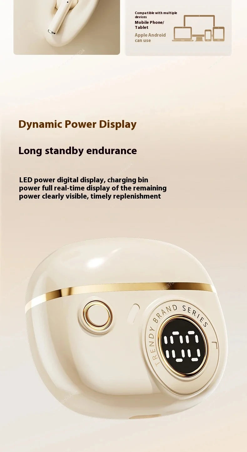 True Wireless In-Ear Headphones Balanced Armature Sleek Design Comfortable Fit Premium Sound Gaming Earphones for Sport