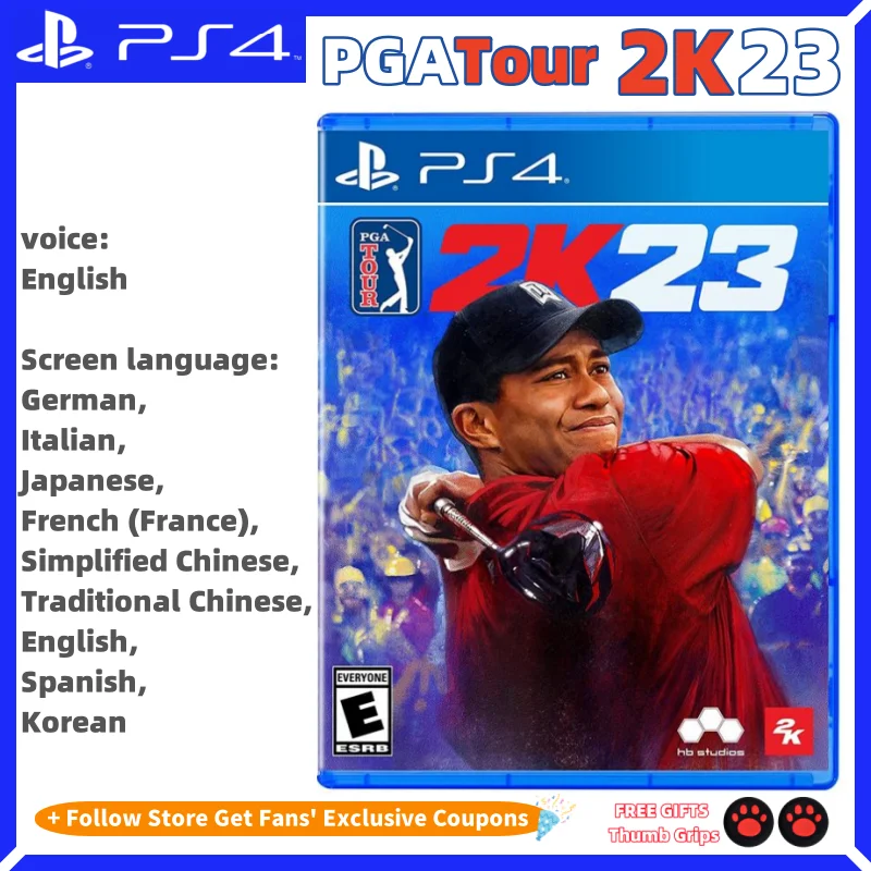 Playstation4 PS4 Original NEU Spiel-CD PGA Tour 2K23 Playstation5 Spielkarte Ps4 Spiele PGA Tour 2K23