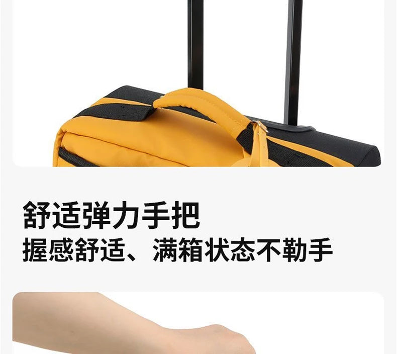 Multi-functional luggage large-capacity trolley bag directional wheel suitcase oxford handle bag 20/24/28-inch carry-on suitcase