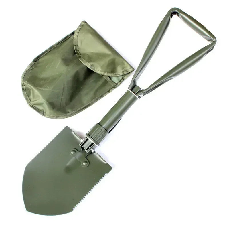 Multifunktions-Klappspaten, Sappeurspaten, großer militärgrüner Auto-Spaten, Outdoor-Schaufel für Wildgemüse
