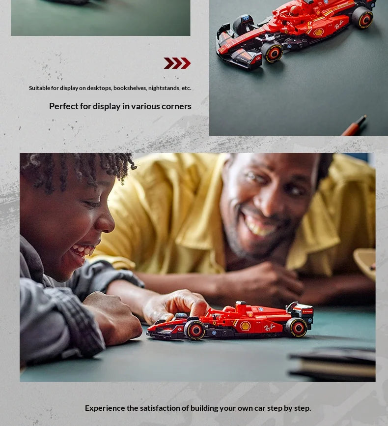 Célébration de Noël Lego 77242 Voiture de Course F1 Ferrari SF-24 Jouets pour Enfants Cadeau de Noël