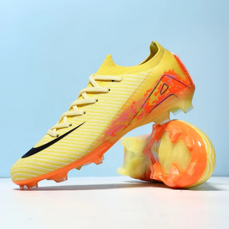 Nouvelles chaussures de football d'extérieur pour hommes Crampons de football Match Entraînement TF/FG Gazon Cheville Crampons longs Sport Haute qualité à succès