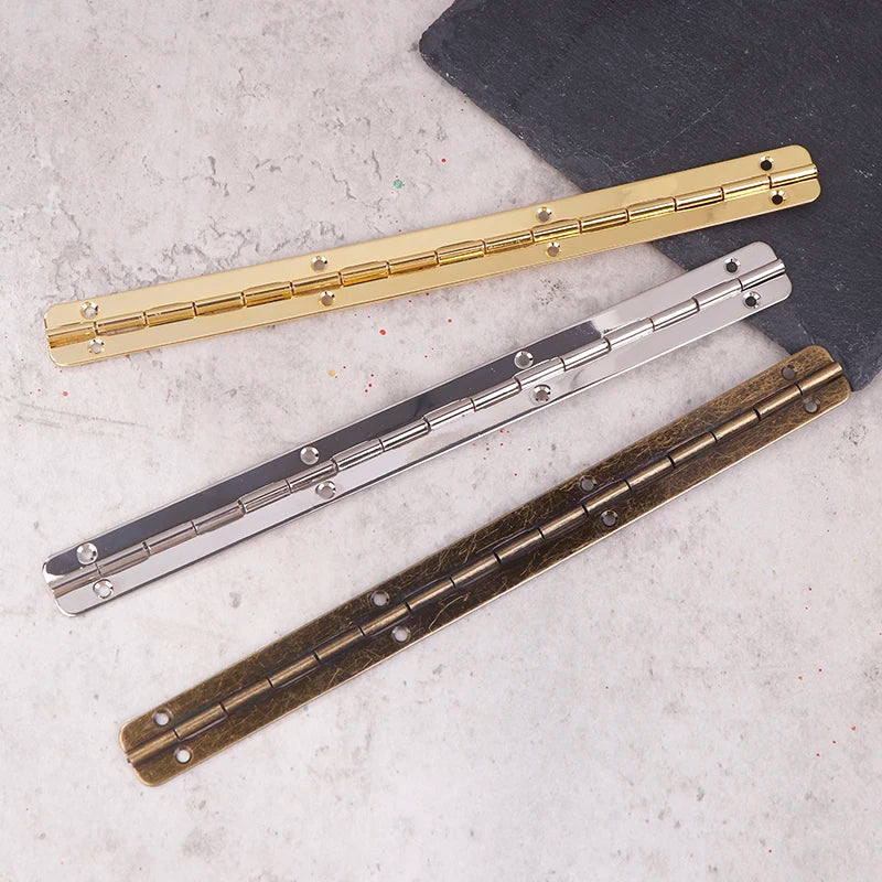 【Winter4】2 Pcs Hinge Hinges For Crafts Heavy Duty Piano Cabinet Box Long Window Iron Furniture Door And Window Hinge Long Hinge