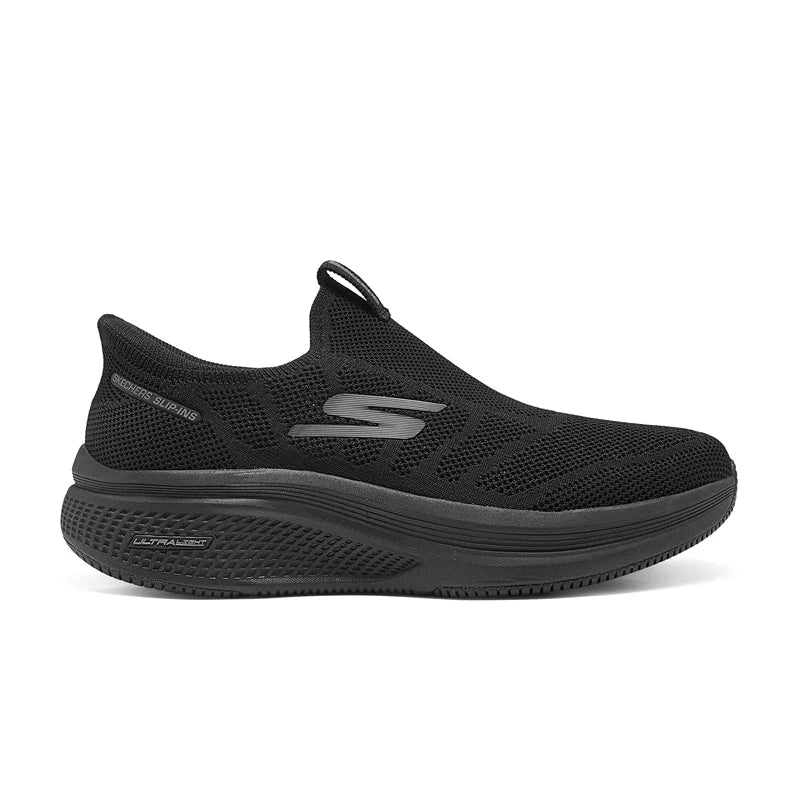 Chaussures pour hommes Skechers - Chaussures de marche et de course sans lacets pour hommes - Légères, respirantes, pour l'extérieur, décontractées, sportives - Skechers