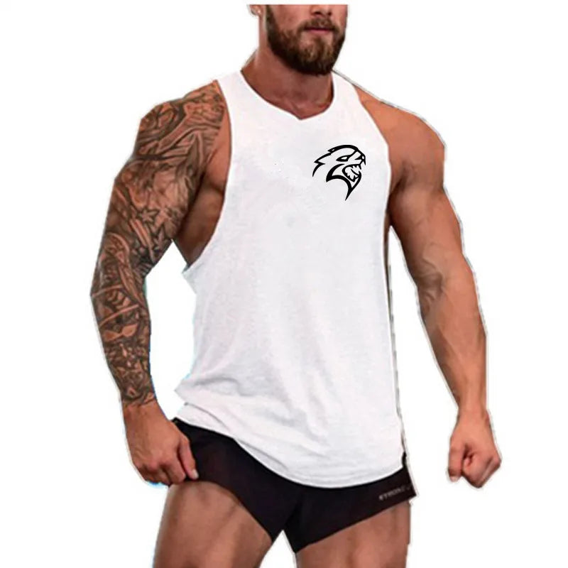 Débardeur de sport sans manches pour homme - Maillot de corps pour homme - Haut de sport pour homme - Vêtement de sport - Haut de sport stringer