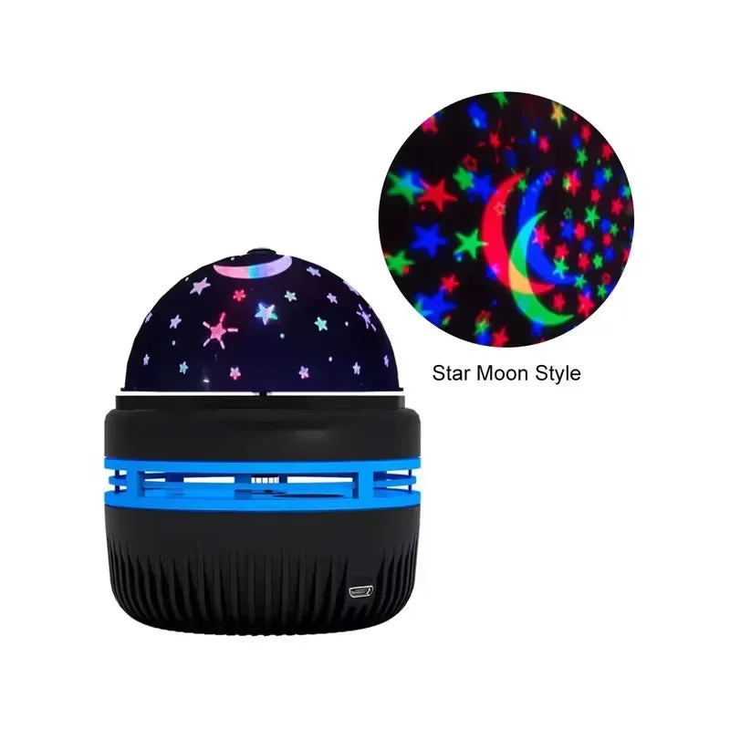 Lampes de Nuit LED Ciel Étoilé Projecteur USB Lampe Boule Magique Lune Étoile Lumières de Noël Décorations d'Ambière pour Chambre à Coucher