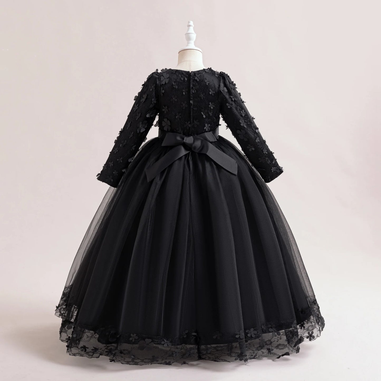 Robes de Soirée Broderie Fleur Fille Robe Décontractée Été Vacances Enfants Vêtements de Soirée Mode Variée Anniversaire Princesse Por