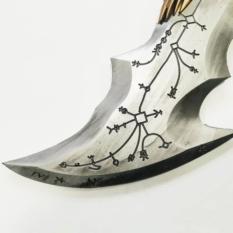 92cm Hache de Kratos Katana Athéna Lame du Léviathan Épée du Chaos God of War 4 Accessoire de Cosplay Taille Réelle Katana Japonais Sabre de Samouraï