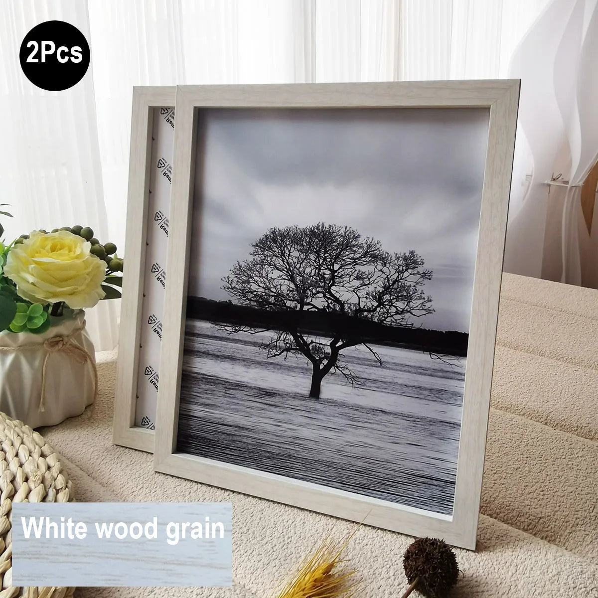 2Pcs Wood Photo Frames For Picture Wall 10X15 15X20 20X25 A4 Pictures Frame Stand For Pictures Photo Decor Commemorative Gift