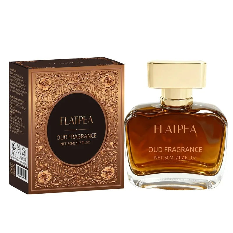 50ML Men's Perfume Body Spray Leather & Sandalwood Scent Women Eau De Parfum Alcohol-Free Long-Lasting Fragrance Arabic Perfumes