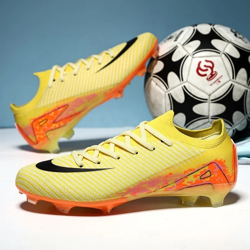 Nouvelles chaussures de football d'extérieur pour hommes Crampons de football Match Entraînement TF/FG Gazon Cheville Crampons longs Sport Haute qualité à succès