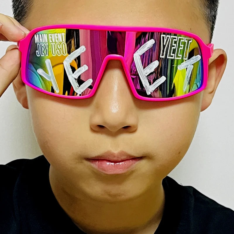 Jey Uso Yeet Sport Sonnenbrillen Kinder Brillen Blue Bloodline USOS Seltene Farben Sonnenbrille Eyewear Geschenk