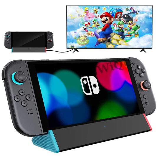 Portable TV-Dockingstation für Switch 2 (2025), mit 4K@120Hz HDMI-Adapter/Typ-C-Anschluss/USB-Anschluss/100W Ladefunktion, Gaming-Zubehör