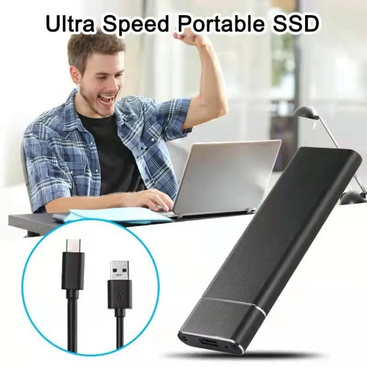 1TB 2TB 4TB External SSD Portable High Speed Solid State Drive USB3.2 Original for PC MAC Laptop