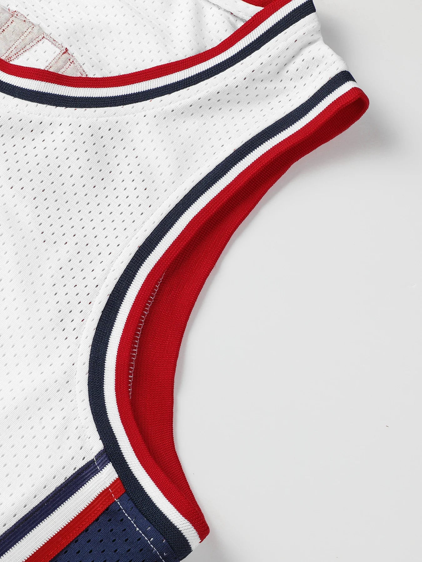 Maillot de basketball respirant pour homme, col rond, sans manches, uniforme d'entraînement pour garçons, t-shirt d'équipe, nouveau design, hauts USA