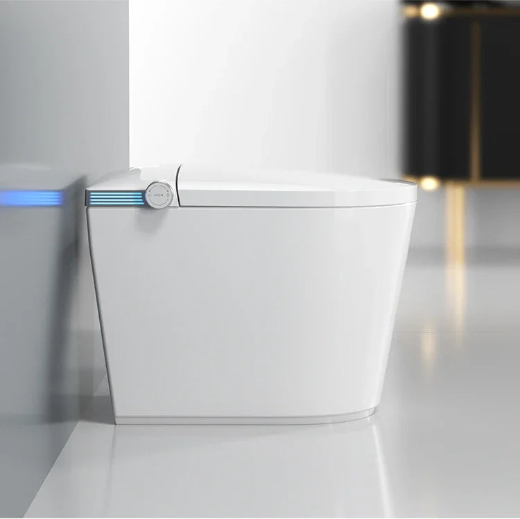 Smart Toilet, Inodoros Inteligente Ferngesteuertes automatisches WC mit elektrischer Spülung, Bidet, einteiliges intelligentes Becken