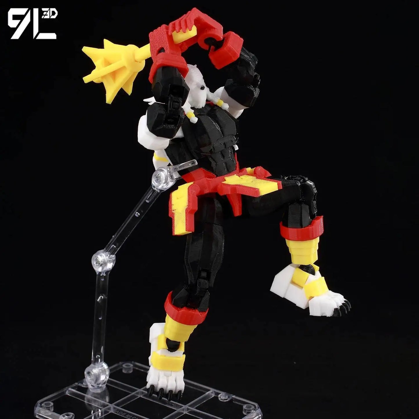 9L3D Lucky 13 Invincible Boy Conquer Omni Action Figure 3D Printed Anime Model Multi-Jointed Poseable Collectible Toy Gift Fan