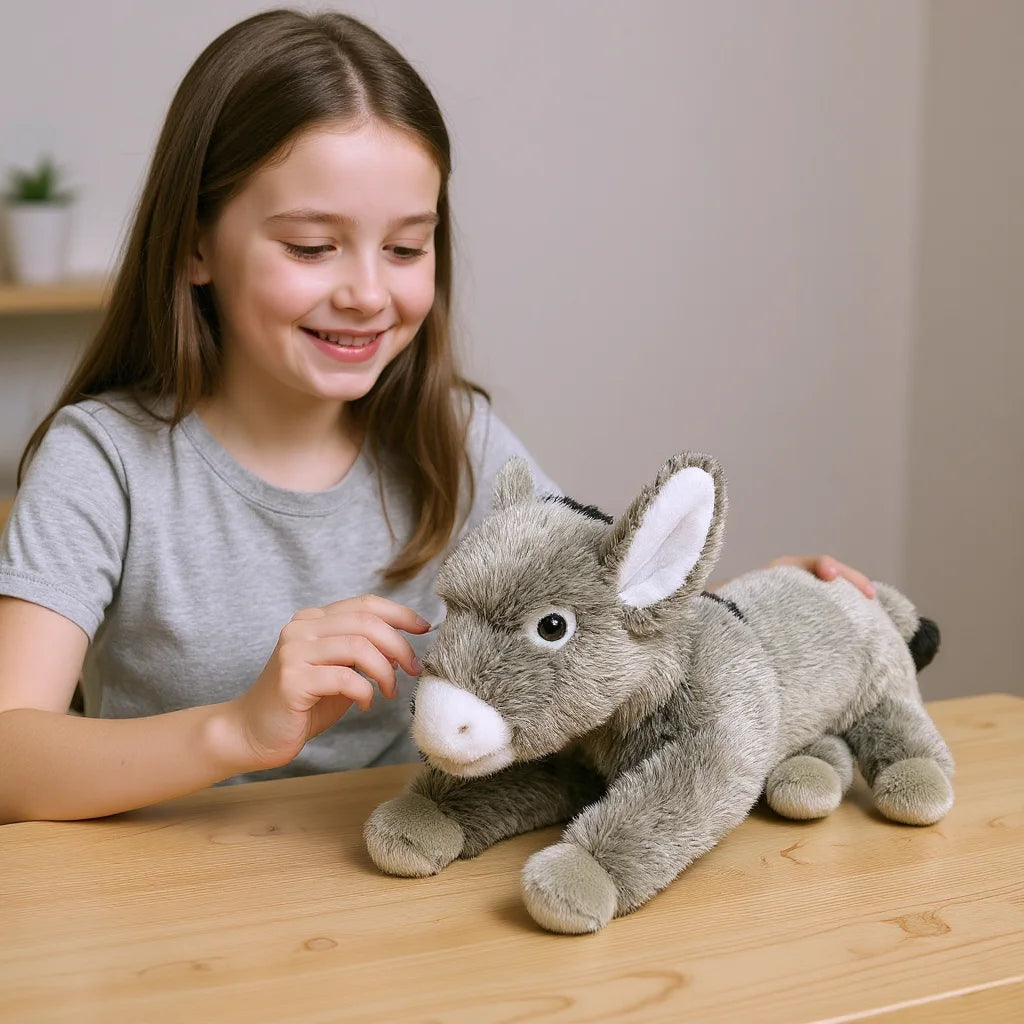 Grande peluche âne doux et moelleux géant âne poupée mignon longues jambes oreiller âne cadeau pour enfants