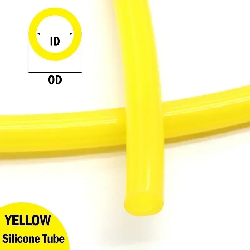 Tuyau en silicone coloré de 1m, ID 1 2 3 4 5 6 7 8 9 10 12 14 16 18 20 25mm, qualité alimentaire, flexible, pour boisson, conduite d'eau