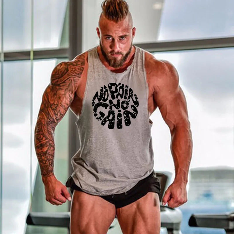 Débardeur de sport sans manches pour homme - Maillot de corps pour homme - Haut de sport pour homme - Vêtement de sport - Haut de sport stringer