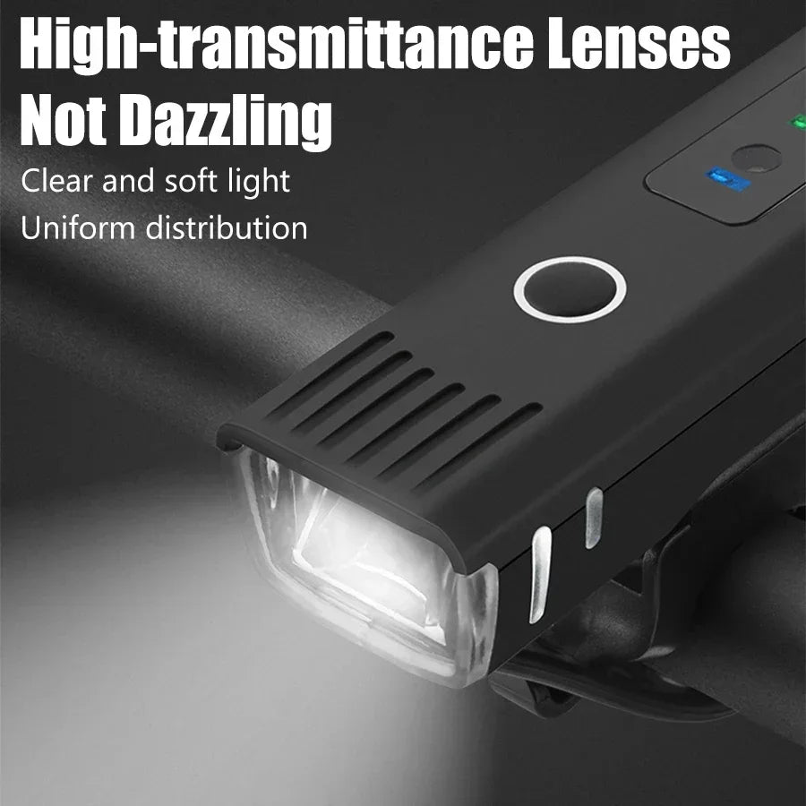 1000LM Bicycle Led Front Light LED USB Rechargeable Smart Sensor Rear Light Waterproof Bright Flashlight Safety Cycling Lights
