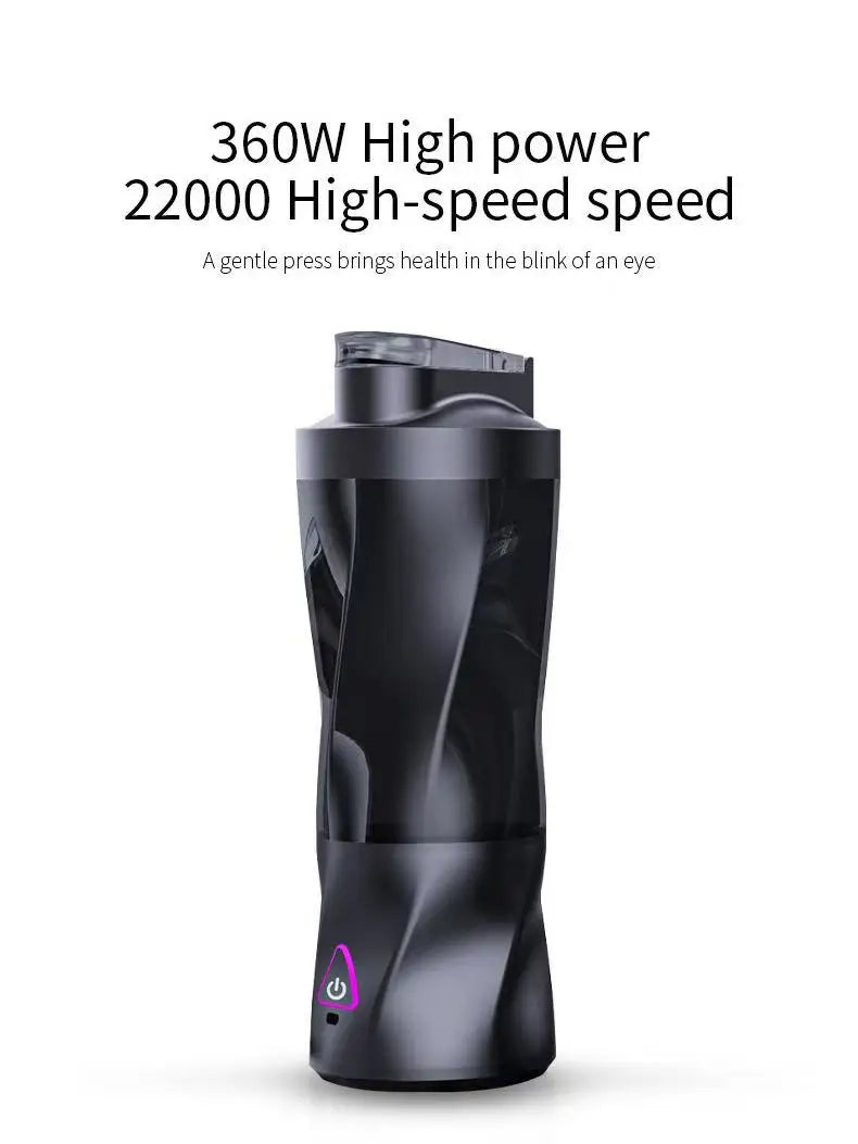 Nouvel extracteur de jus électrique portable sans fil 2025, chargement USB, grande capacité de 700 ml, mixeur ménager pour fruits et légumes de 700 ml