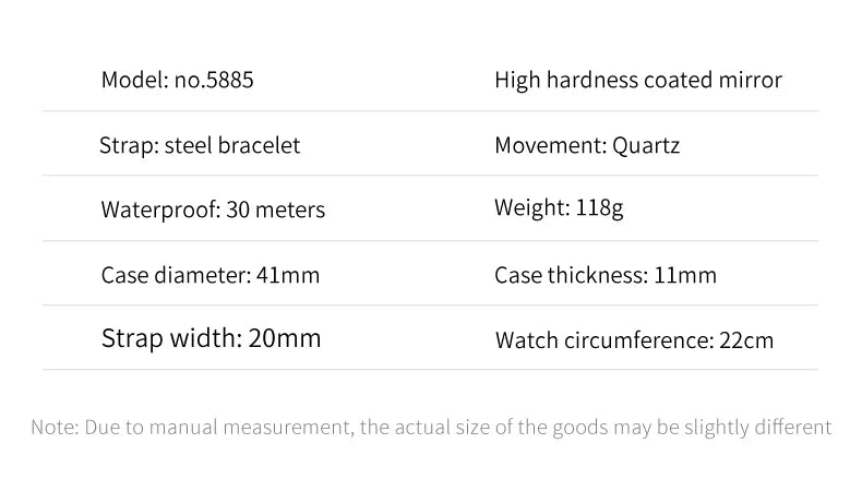 OLEVS 5885 Montre homme Marque originale Étanche Montre à quartz Bracelet en acier inoxydable Date automatique Montres cadeaux pour homme
