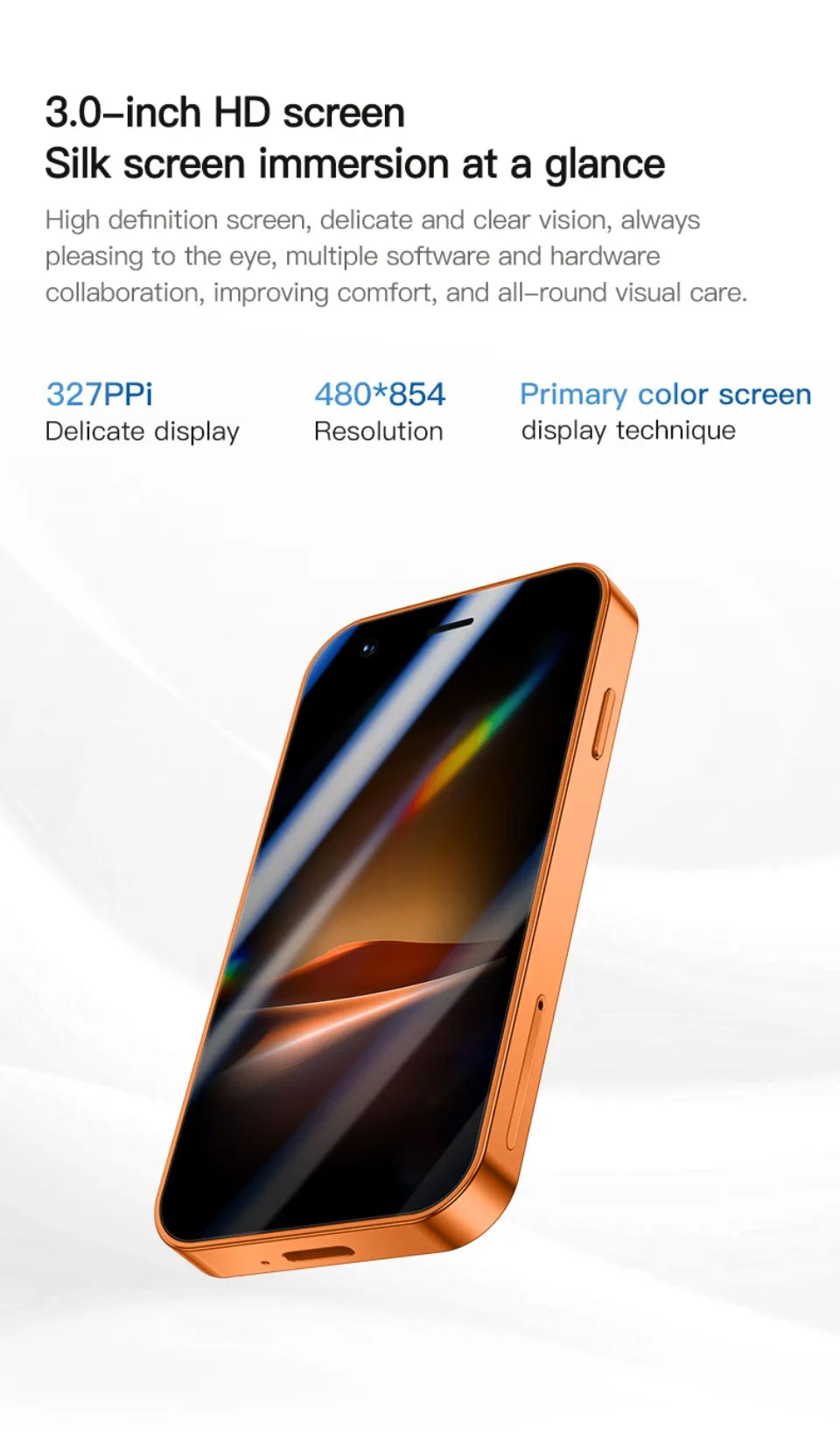SOYES A17 Mini Android8.1 Smartphone 3.0 Zoll 2GB RAM 16GB ROM Dual SIM Standby Play Store 3G kleines Telefon