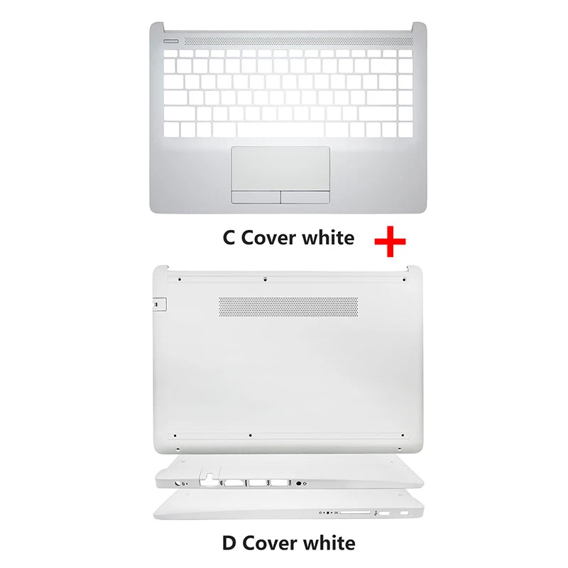 NOUVEAU Pour HP 14-CF 14-DF 14-DK 14-DP 14S-CR 14S-CF 340 G5 Ordinateur portable Coque arrière LCD Façade Lunette Repose-poignets Boîtier inférieur Clavier