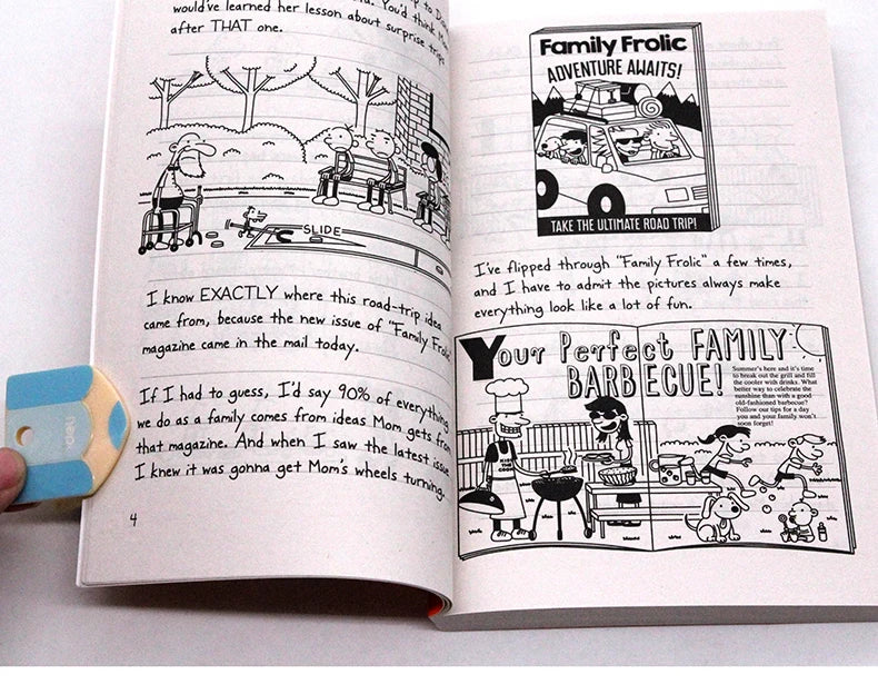 Journal d'un dégonflé 9 : Un long voyage. Livres pour enfants de 8, 9, 10, 11 et 12 ans. Humour, bandes dessinées et romans graphiques 9781419717604