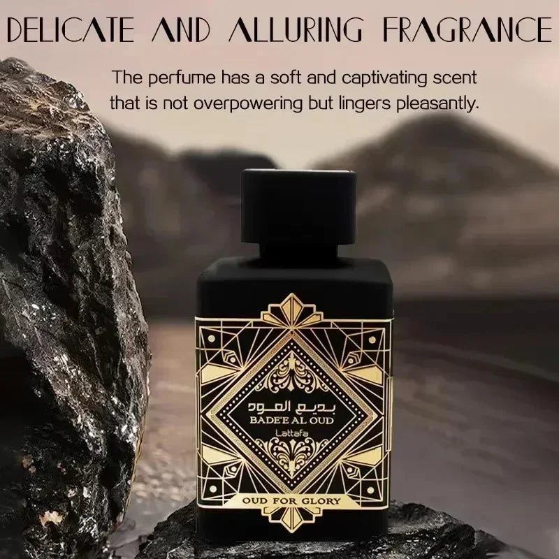 Parfum unisexe arabe 100 ml Eau de Parfum | Parfum floral longue durée Spray de Cologne aux phéromones Coffret cadeau de luxe pour hommes et femmes