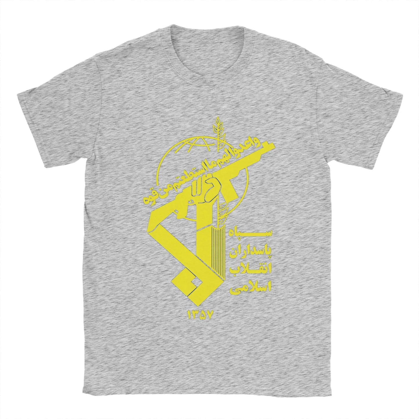 Herren IRGC T-Shirts 100 % Baumwolle Kleidung Hipster Kurzarm Rundhals-T-Shirts Neu eingetroffene T-Shirts