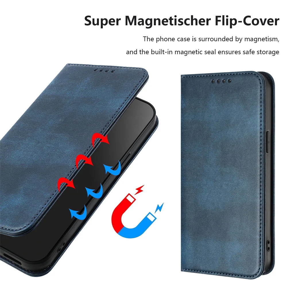 Leather Magnetic Wallet Case Book For Oneplus Nord 5 4 3 2Lite 2 2T Nord CE5 CE3 CE2 Lite CE2 CE 5G Phone Cover